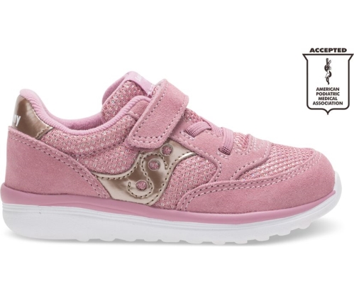 Tenis Saucony Baby Jazz Lite Niños Zapatillas Blush Metallic México MX-961-JD
